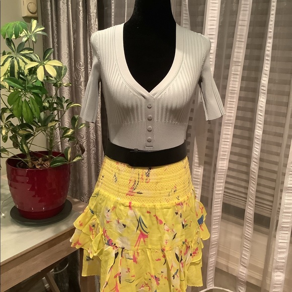 JONATHAN SIMKHAI light blue bodysuit - Picture 4 of 6